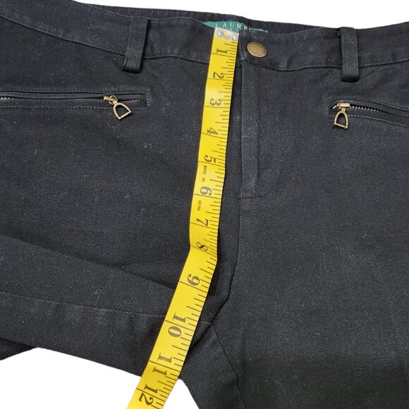 Lauren Ralph Lauren Pant Cotton Blend Stretch Zipper Pockets Jeans Size 6 - Picture 4 of 7
